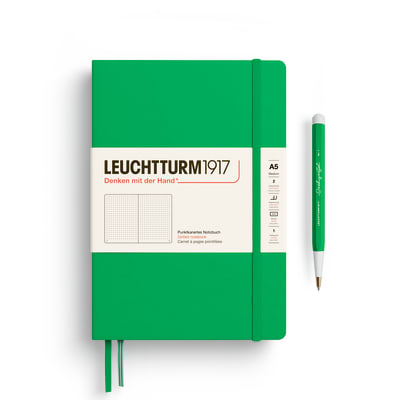 Libreta Leuchtturm1917 tapa dura A5 Pu Spring Leaf1