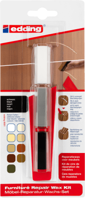 Cera reparadora muebles de madera Edding E-8901/3 Negro1