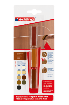 Cera reparadora muebles de madera Edding E-8901/3 Cherry1