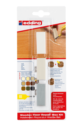 Cera reparadora de pisos de madera Edding E-8902/3 Blanco
