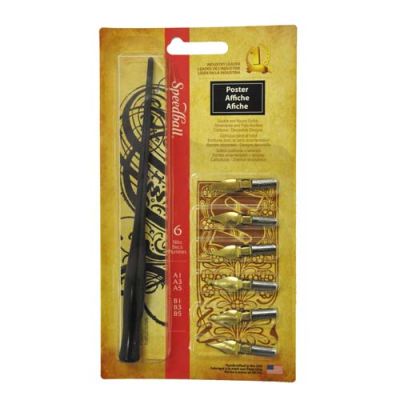 Set de Plumillas Poster en blister (incl. portaplumilla)1