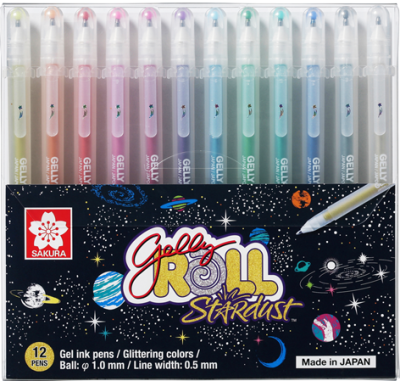 Set Gelly Roll Stardust 12 colores1