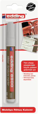 Marcador lacado para muebles Edding E-8900 Teca1