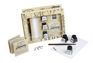 Set De Caligrafia Completo. Pluma + Tinta + Plumin1