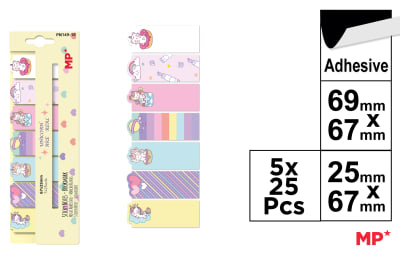 Notas Adhesivas Decoradas Unicornios Kawai (MP)1