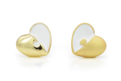 Metalmorphose® Set de 2 Pins - Dos corazones1