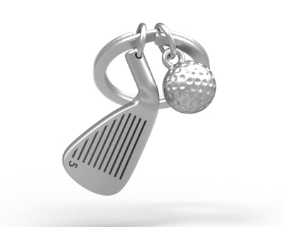 Metalmorphose® Llavero Vectorbox - Club de Golf1