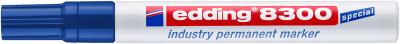 Marcador permanente industrial edding 8300 Azul