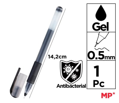 Bolígrafo Tinta Gel Punta 0.5 Mm Negro1