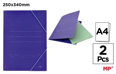 Carpeta Azul Sin Solapa A4 (MP)1