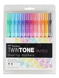 caja de plumones doble punta pasteles1