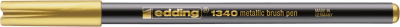 Marcador punta pincel Edding-1340 Oro