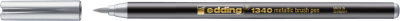 Marcador punta pincel Edding-1340 Plata
