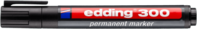 Marcador permanente edding E-300 Negro1