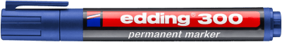 Marcador permanente edding E-300 Azul1