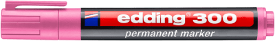 Marcador permanente edding E-300 Rosado