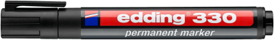 Marcador permanente edding 330 Negro1