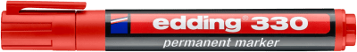 Marcador permanente edding 330 Rojo1