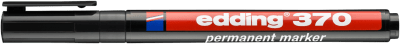 E-370 Marcador Permanente Negro Edding