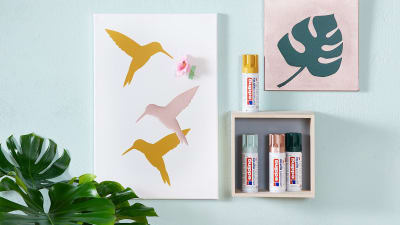 Spray permanente de pintura acrílica de alta gama Edding E-5200 Amarillo Mate