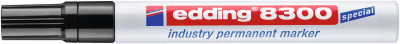 Marcador permanente industrial edding 8300 Negro