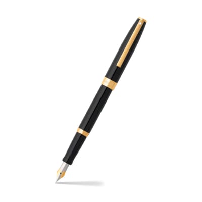 Pluma Fuente Sheaffer Sagaris Negro_ Brillante1