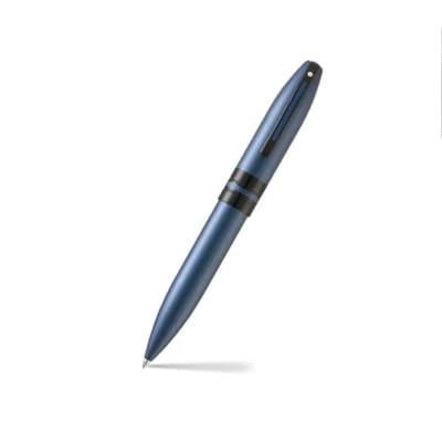Bolígrafo Sheaffer Icon Azul_Mate detalles en PVD negro1