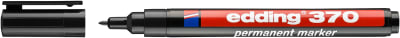 E-370 Marcador Permanente Negro Edding