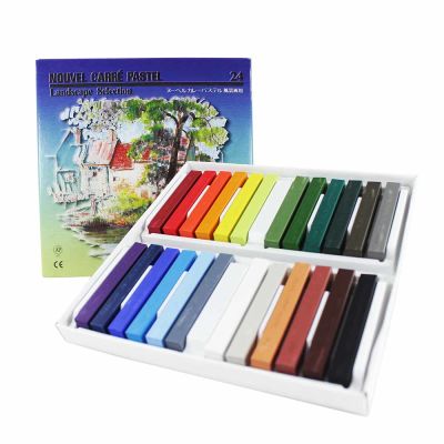 Pastel Seco Nouvel Carre, set 24 barras de colores Paisaje2
