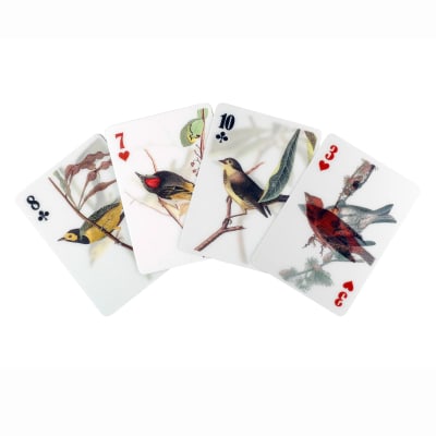 Cartas Kikkerland De Juego 3D De Pájaros1