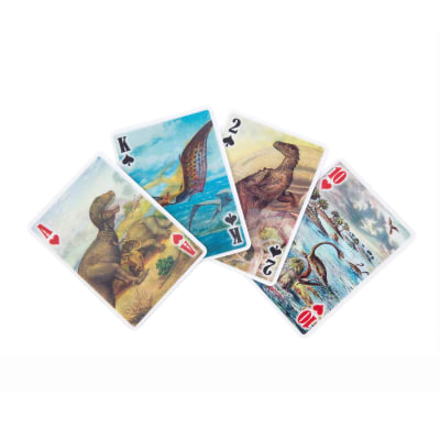 Cartas Kikkerland De Juego 3D De Dinosaurios1