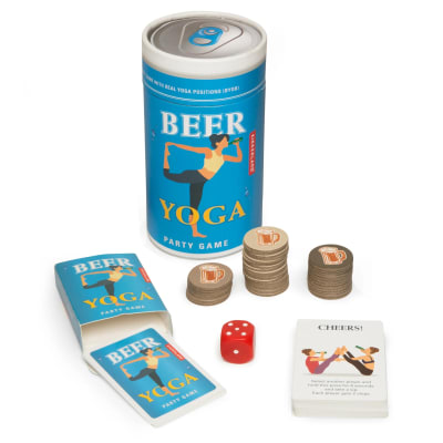 Juego Kikkerland Yoga Cerveza1