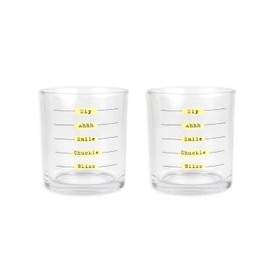 Vaso Kikkerland Cinco Pasos Hacia La Felicidad1