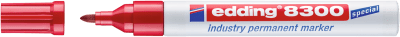 Marcador permanente industrial edding 8300 Rojo