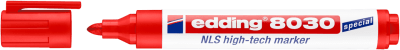 Marcador nuclear, aeronáutico y naval NLS high-tech Edding E-8030 Rojo