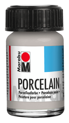 Pintura para Porcelana Marabu 15 ml -metallic-silver 7821