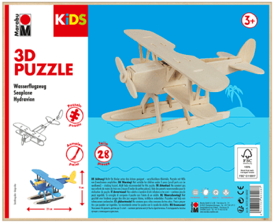 Marabu KiDS Puzzle 3D - Hydroplane1
