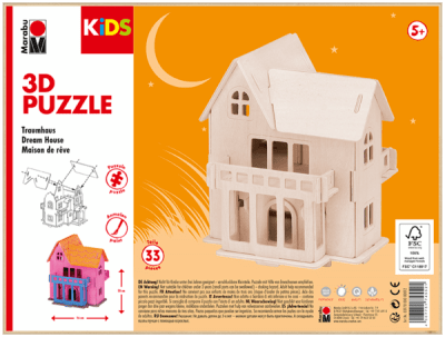 Marabu KiDS Puzzle 3D - Dream House1