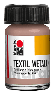 Marabu Textil metalizado, Oro rosa 734, 15 ml1