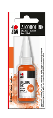 Marabu Tinta permanente base Alcohol, red orange 023, 20 ml1