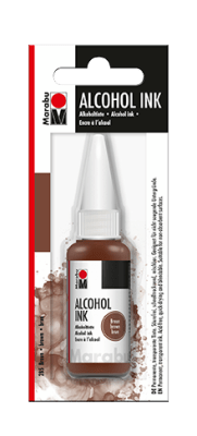 Marabu Tinta permanente base Alcohol, brown 285, 20 ml1