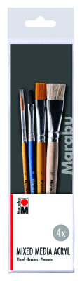 Marabu Set 4 Pinceles para acrílico1