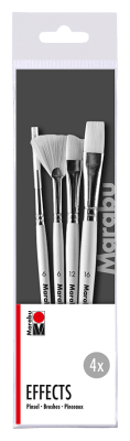 Marabu Set 4 Pinceles Efecto1