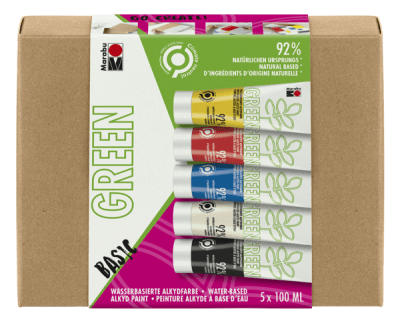 Marabu ECO Pintura Set 5u. x100 ml1