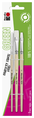 Marabu ECO set de 3 pinceles1