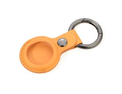 Llavero TROIKA  AIRTAG COVER gunmetal, lila1