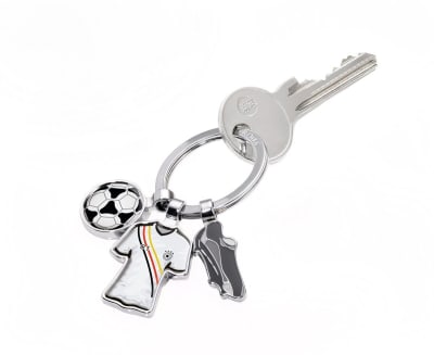 Llavero Troika, Diseño Fútbol, Color Plata1