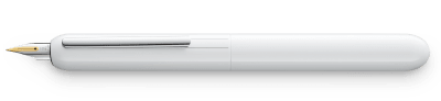 074 Pluma Dialog 3 M gold bl Pianowhite 3 M (LA)1