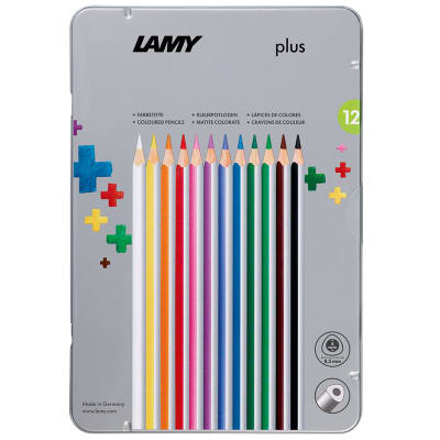 Lápices Lamy Plus Color caja de metal 12pc (LA)1