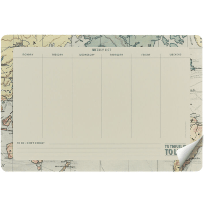 Mousepad y Bloc de Notas Mapa, marca Legami1